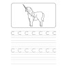 Unicorn Letter Tracing Coloring Book: 26 Pages - PDF DOWNLOAD