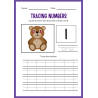 Kindergarten Numbers Workbook: 44 Pages - PDF DOWNLOAD