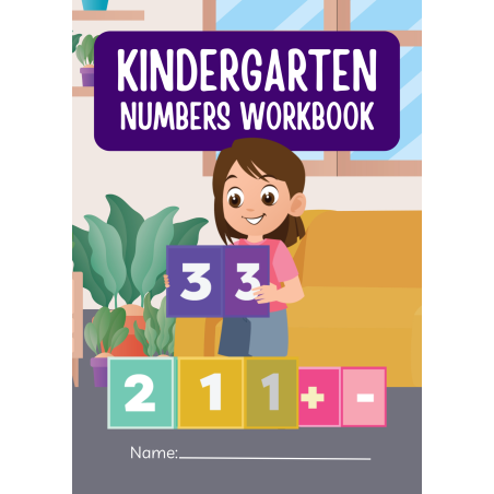 Kindergarten Numbers Workbook: 44 Pages - PDF DOWNLOAD