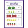 Kindergarten Subtraction Workbook: 20 Pages - PDF DOWNLOAD