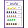 Kindergarten Subtraction Workbook: 20 Pages - PDF DOWNLOAD