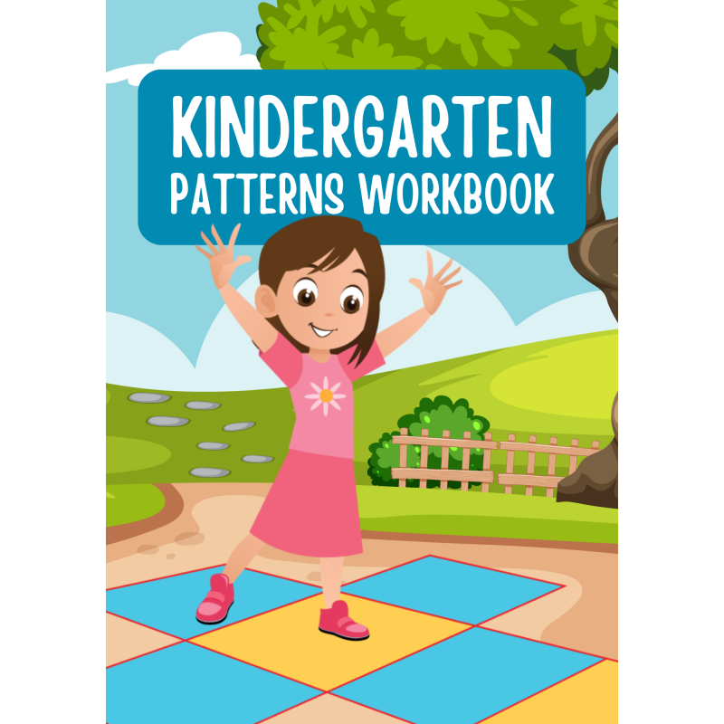 Kindergarten Pattern Workbook: 20 Pages - PDF DOWNLOAD