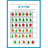 Kindergarten Pattern Workbook: 20 Pages - PDF DOWNLOAD