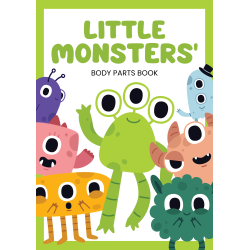 Little Monsters Body Parts: 14 Pages - PDF DOWNLOAD