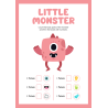 Little Monsters Body Parts: 14 Pages - PDF DOWNLOAD