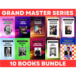Grand Master Chess Games: Anand, Carlsen, Kasparov, Bobby Fisher and more 10 Books set