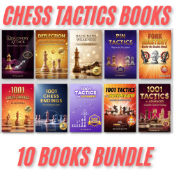 Complete Chess Mastery Collection: 7505 Puzzles in 10 Professional Books - Tactics & Endgames | A4 Size (10 Books Ultimate Set)