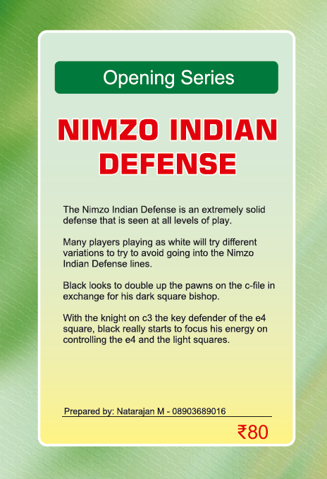 Opening Series: Nimzo-Indian Defense - Mastering Strategic Control