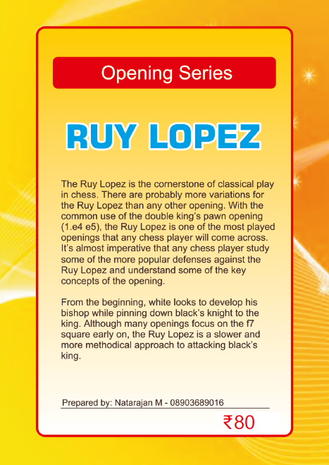 Opening Series: Ruy Lopez - Mastering the Spanish Opening