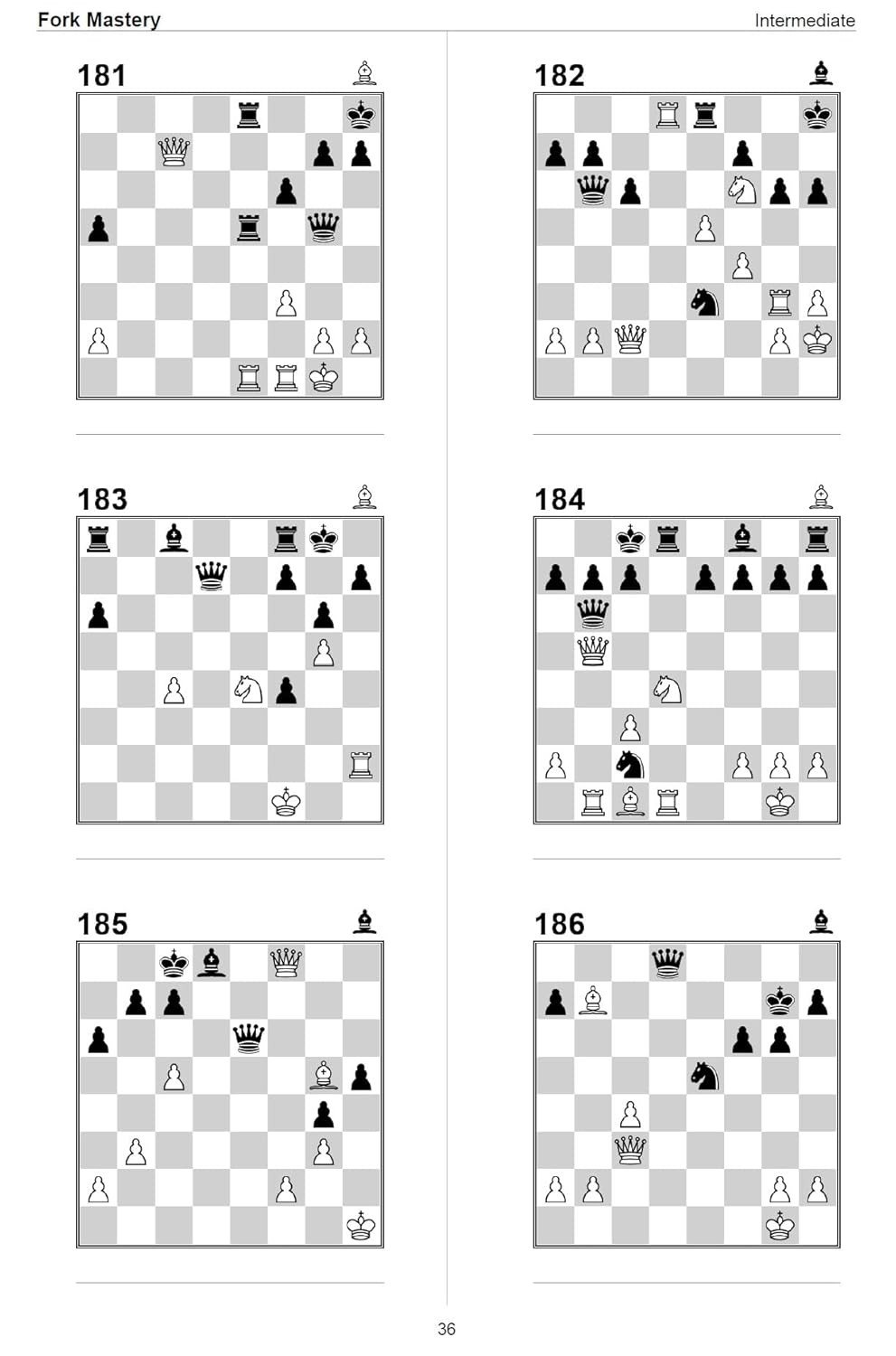 Fork Mastery: Master the Double Attack - 500 Chess Tactical Puzzles for Skill Development | A4 Size Chess Puzzle Book