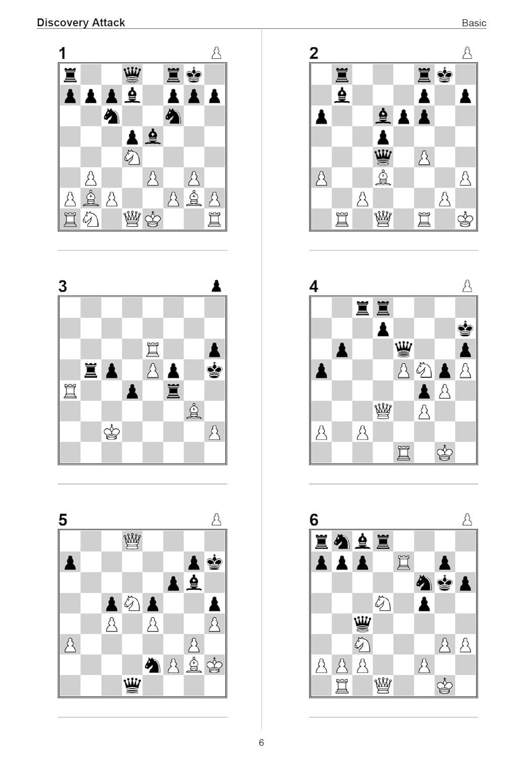 Discovery Attack: Unleash Hidden Tactical Power - 500 Chess Tactical Puzzles for Devastating Combinations | A4 Size Chess Book