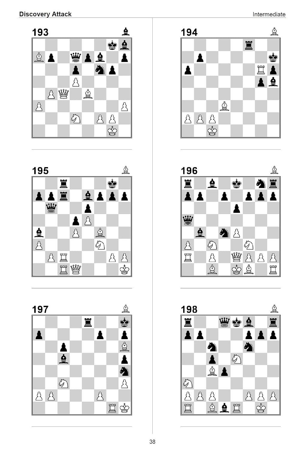 Discovery Attack: Unleash Hidden Tactical Power - 500 Chess Tactical Puzzles for Devastating Combinations | A4 Size Chess Book
