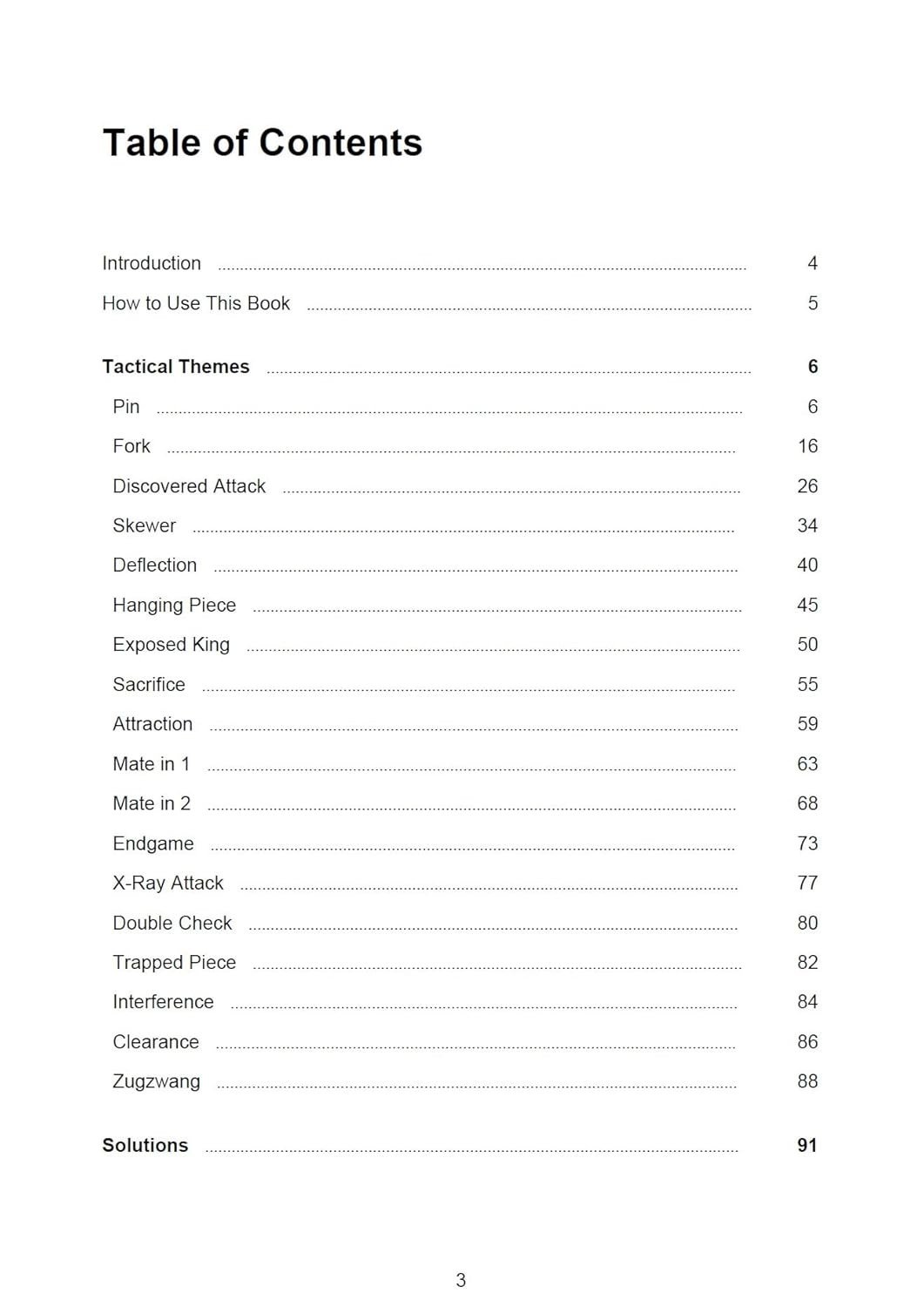 1001 Tactics for Intermediate - Complete Tactical Training for Advancing Chess Players | A4 Size Chess Puzzle Book