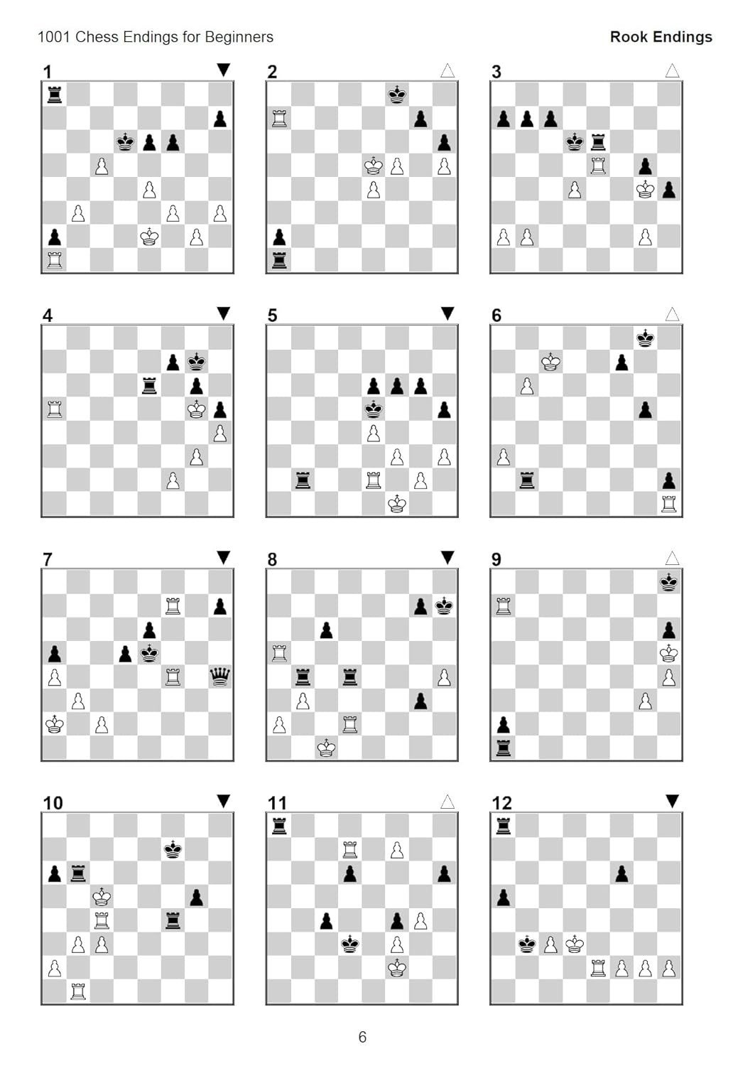 1001 Chess Endings for Beginners - Complete Endgame Training for Improving Players | A4 Size Chess Puzzle Book
