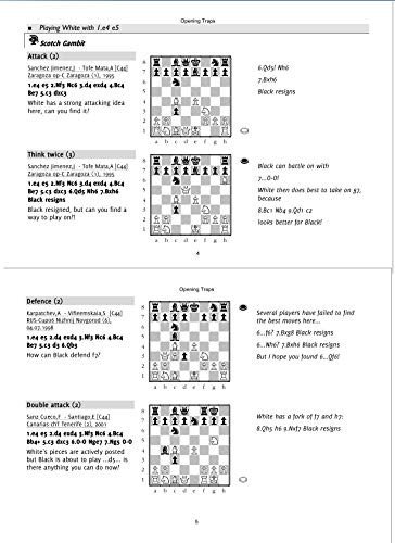 Opening Traps - Chess exercise book for chess players - 76 Opening Traps