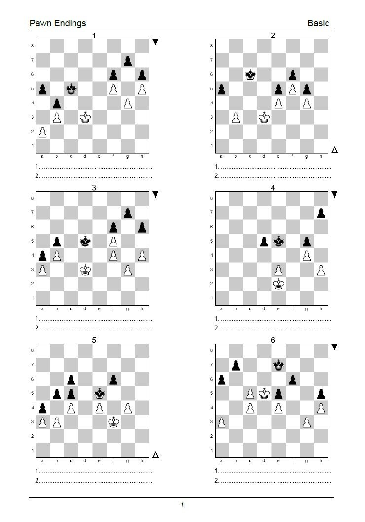 The Pawn Endgame Puzzle Challenge: 2,250 Puzzles to Test Your Skills