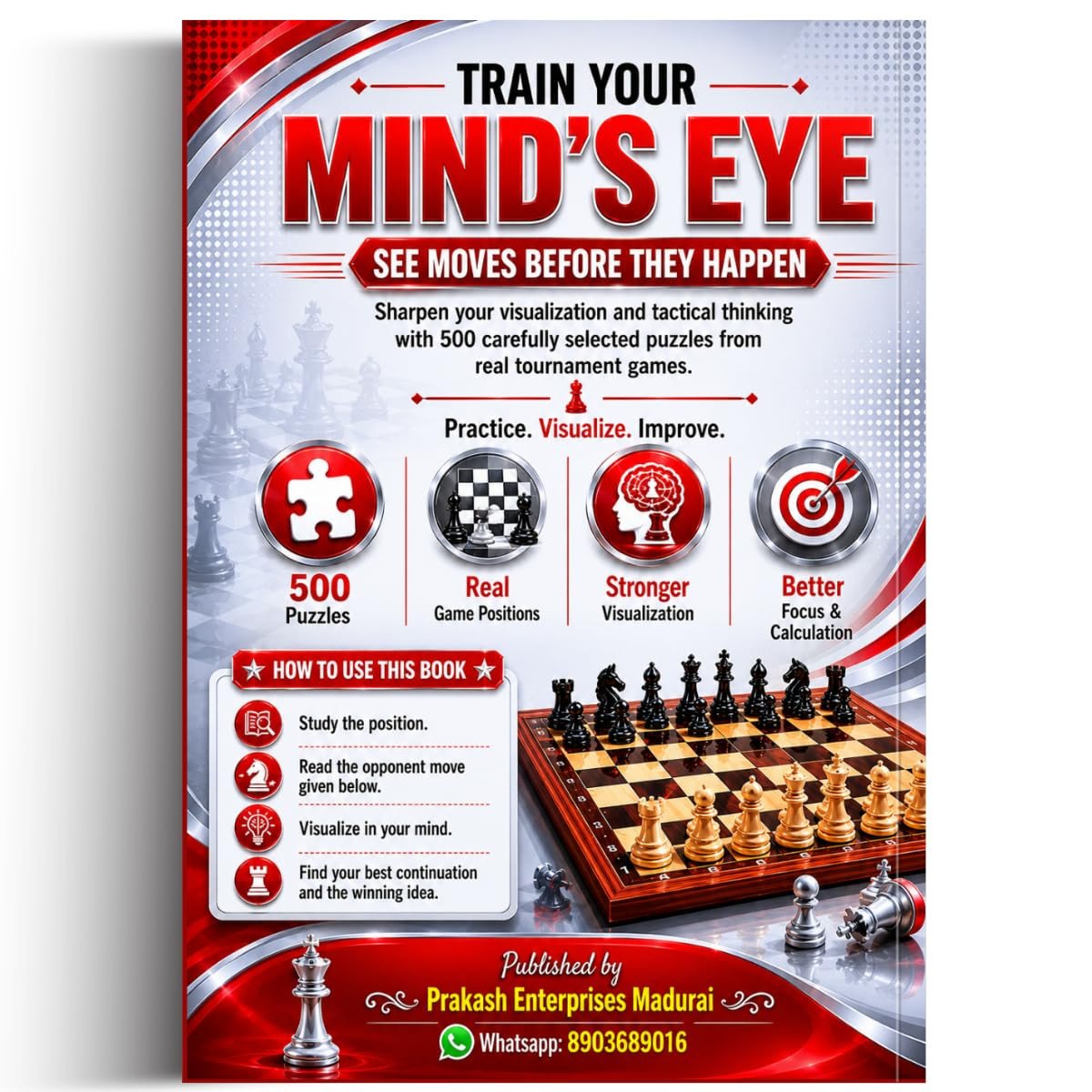 Chess Visualization Training - Volume 5: Advanced Visualization - 500 Chess Puzzles