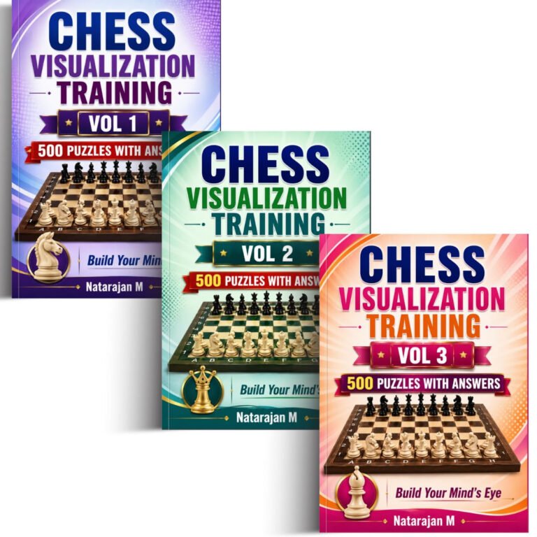 Chess Visualization Training: Starter Bundle (Volumes 1, 2, & 3) - 1500 Chess Puzzles and Mind's Eye Exercises