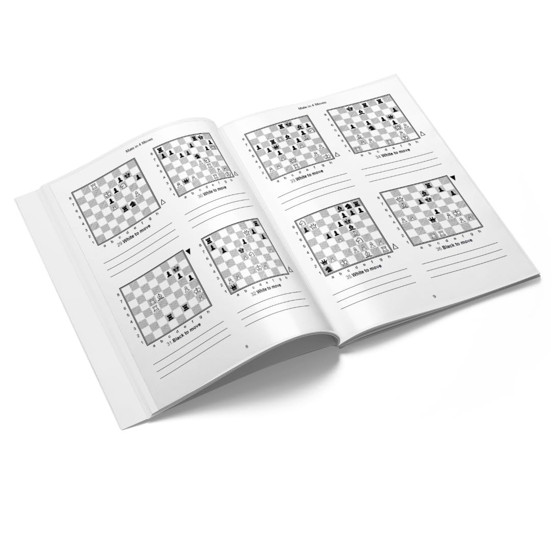 Mate in 4 Moves : A collection of 500 chess puzzles with solutions