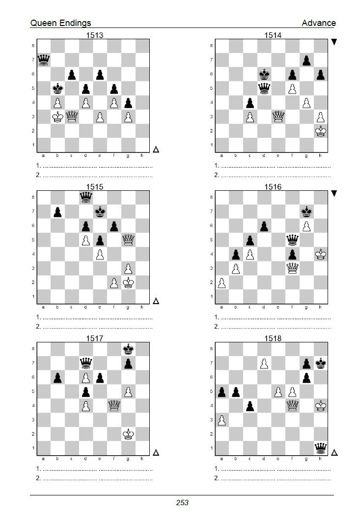 The Queen Endgame Puzzle Challenge: 2,250 Puzzles to Test Your Skills